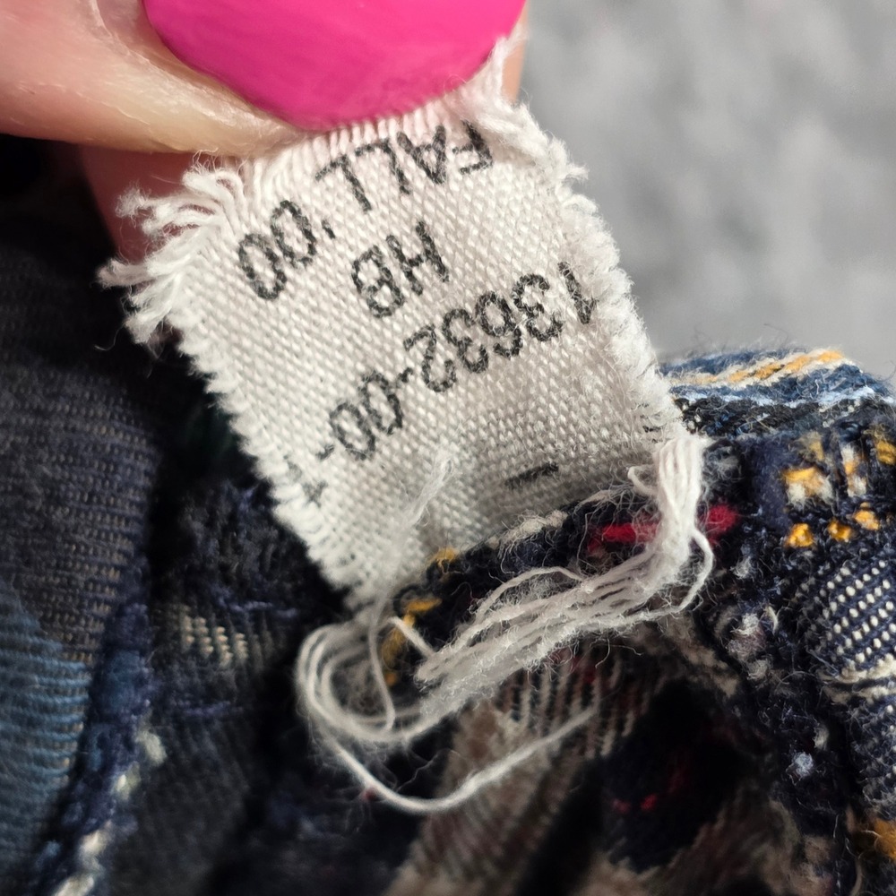 Vintage Gap Patchwork Plaid Shirt Button Quilted … - image 6